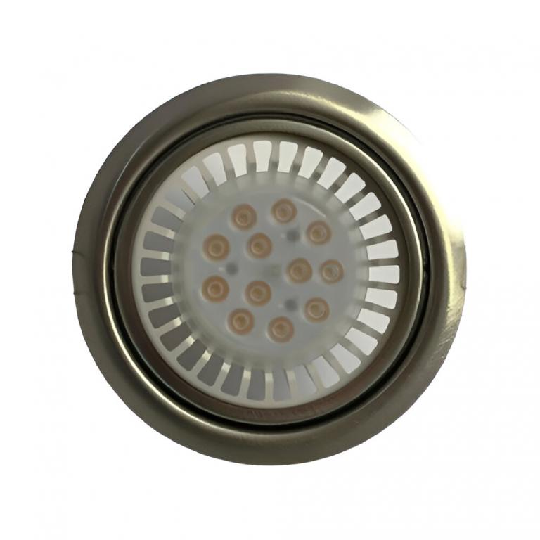 Spot embutir para ar111 movil redondo platil